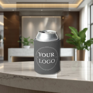 Rafraîchisseur Pour Canette Logo d'entreprise Marque d'entreprise Moderne Gris