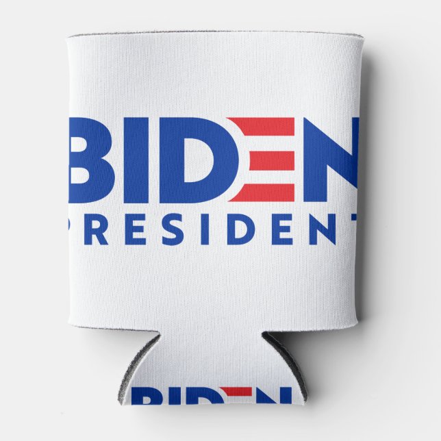 Rafraîchisseur Pour Canette Logo du président Biden (Devant)