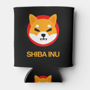 Rafraîchisseur Pour Canette Logo et texte de Shiba Inu