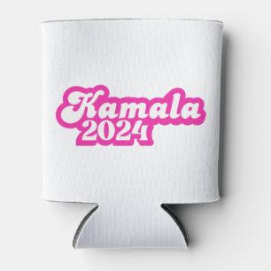 Rafraîchisseur Pour Canette Logo Kamala Harris girly Pink 2024