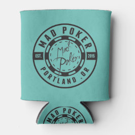 Rafraîchisseur Pour Canette Logo MAD Poker Bullet Koozie
