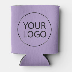 Rafraîchisseur Pour Canette Logo Professionnel Personnalisé Entreprise Purple