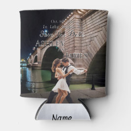 Rafraîchisseur Pour Canette London Bridge Enregistrer la date Invitation