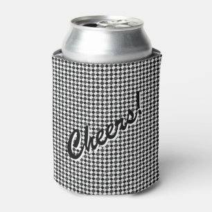 Rafraîchisseur Pour Canette Losanges Damier Noir Blanc Acclamations