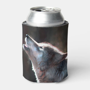 Rafraîchisseur Pour Canette Loup hurler le loup solitaire