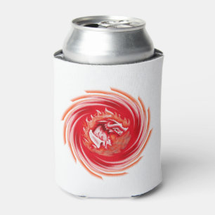 Rafraîchisseur Pour Canette Loup sauvage Whirling blanc peut refroidir