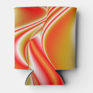 Rafraîchisseur Pour Canette Love and Gold Abstrait 3D Rainbowart