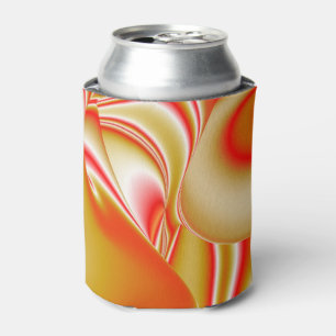 Rafraîchisseur Pour Canette Love and Gold Abstrait 3D Rainbowart