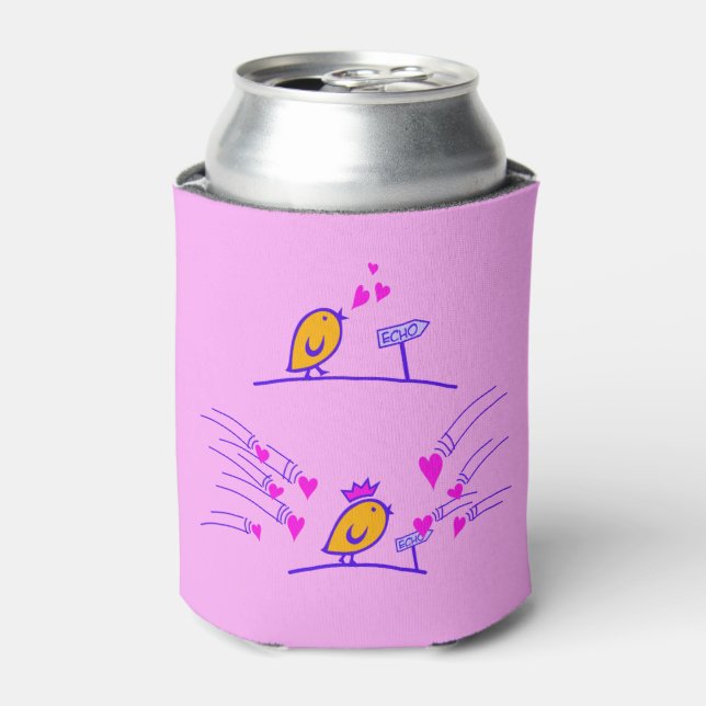 Rafraîchisseur Pour Canette LOVE ECHO - Comic Birds Tweetlercools 3 (Can devant)