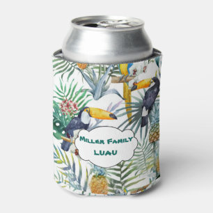 Rafraîchisseur Pour Canette Luau tropical, Tucan, Pinapple