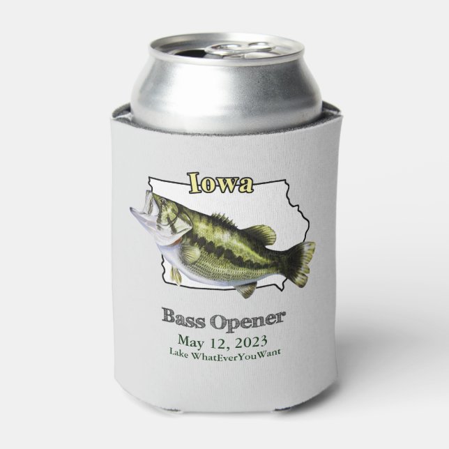 Rafraîchisseur Pour Canette Lumière d'ouverture de basse de l'Iowa (Can devant)