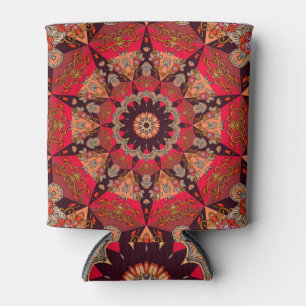 Rafraîchisseur Pour Canette Luxueux mandala sans couture, starry floral.