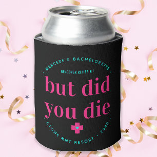 Rafraîchisseur Pour Canette Mais Avez-Vous Mouri À Neon Hot Rose Hangover Kit