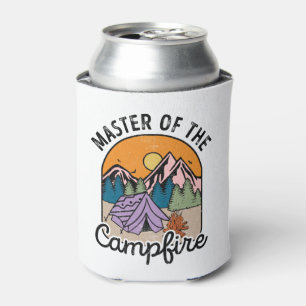 Rafraîchisseur Pour Canette Maître Du Camping Funny Camping Camping Vintage
