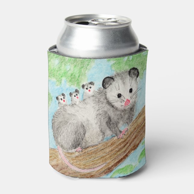 Rafraîchisseur Pour Canette Maman d'Opossum (Can devant)