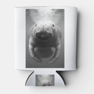 Rafraîchisseur Pour Canette Manatee in Black and White