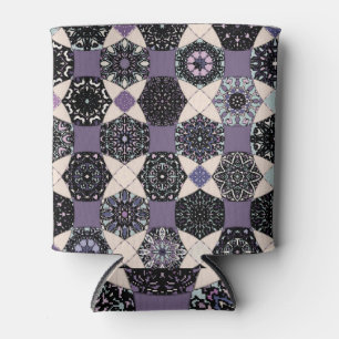 Rafraîchisseur Pour Canette Mandala vintage Floral : Coloré sans joint