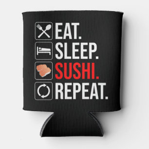 Rafraîchisseur Pour Canette Manger. Dormir. Sushi. Répéter