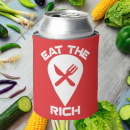 Rafraîchisseur Pour Canette Mangez Les Riches - Anti-Greed Can Cooler