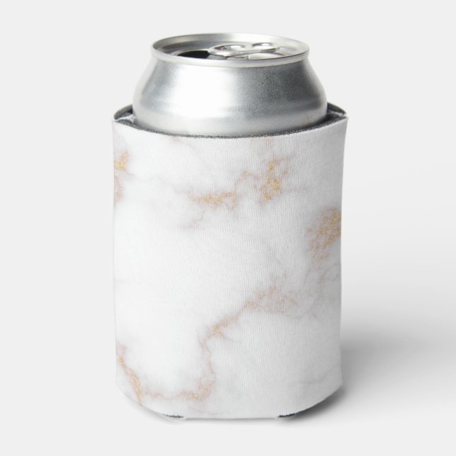 Rafraîchisseur Pour Canette Marbre blanc et or (Can devant)