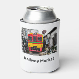 Rafraîchisseur Pour Canette Marché ferroviaire Mae Klong Vintage Thaïlande Ret