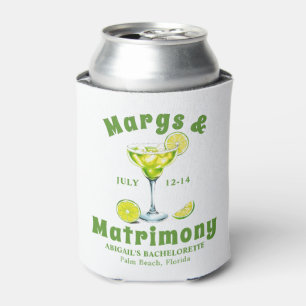 Rafraîchisseur Pour Canette Margs & Matrimony cocktail chaux vert bachelorette