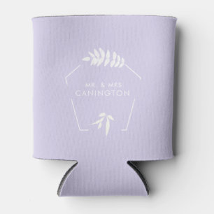 Rafraîchisseur Pour Canette Mariage de lavande M. & Mme Can Cooler