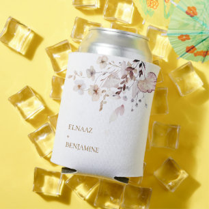 Rafraîchisseur Pour Canette Mariage Moderne Simple d'Automne avec Fleurs Séché
