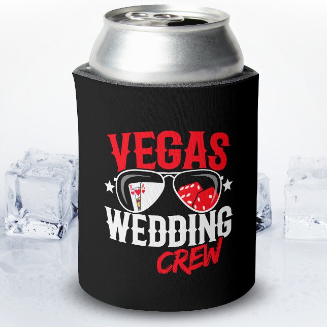 Rafraîchisseur Pour Canette Marié à Las Vegas - Vegas Wedding Party (Créateur téléchargé)