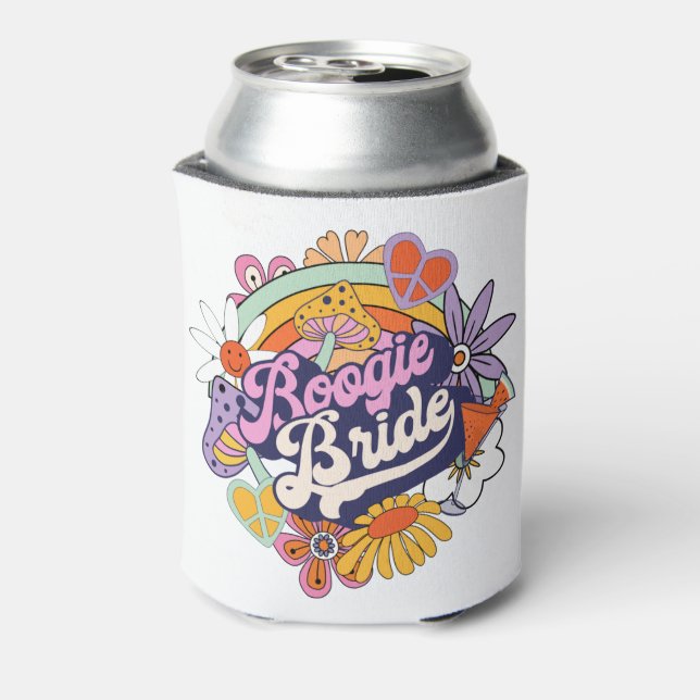 Rafraîchisseur Pour Canette Mariée Boogie des Années 70 Groovy ID929 (Can Dos)