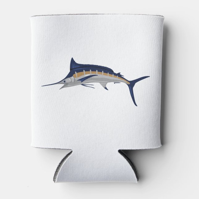 Rafraîchisseur Pour Canette Marlin bleu (Devant)