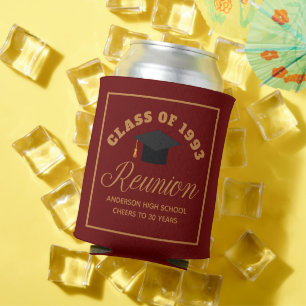 Rafraîchisseur Pour Canette Maroon Gold High School Réunion Parti personnalisé