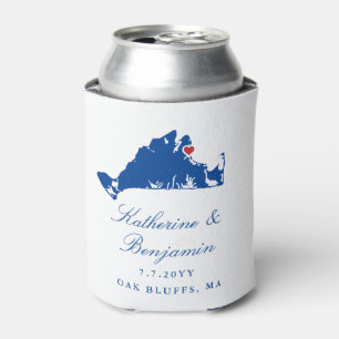 Rafraîchisseur Pour Canette Martha's Vineyard Oak Bluffs Mariage de marine