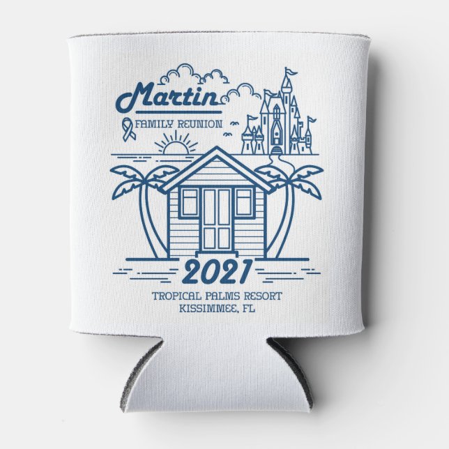 Rafraîchisseur Pour Canette Martin Family Foam Can Cooler (Devant)
