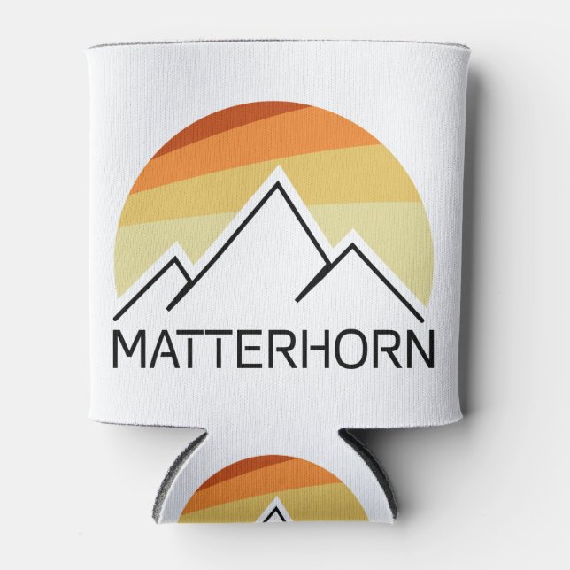 Rafraîchisseur Pour Canette Matterhorn Suisse Italie Retro (Devant)