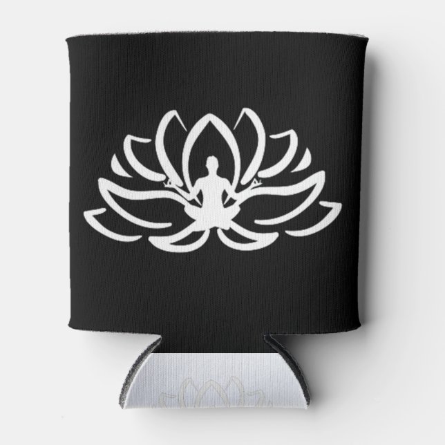 Rafraîchisseur Pour Canette Méditation du yoga Lotus (Devant)