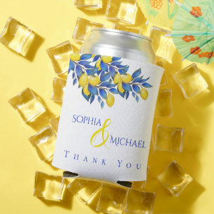 Rafraîchisseur Pour Canette Méditerranée-citrons-Mariage-Merci-
