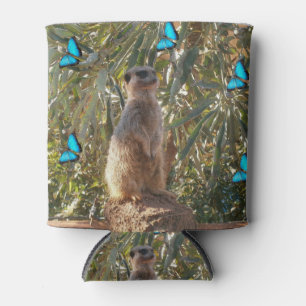 Rafraîchisseur Pour Canette Meerkat Et Papillons,