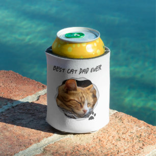 Rafraîchisseur Pour Canette Meilleur Chat Papa Jamais Photo