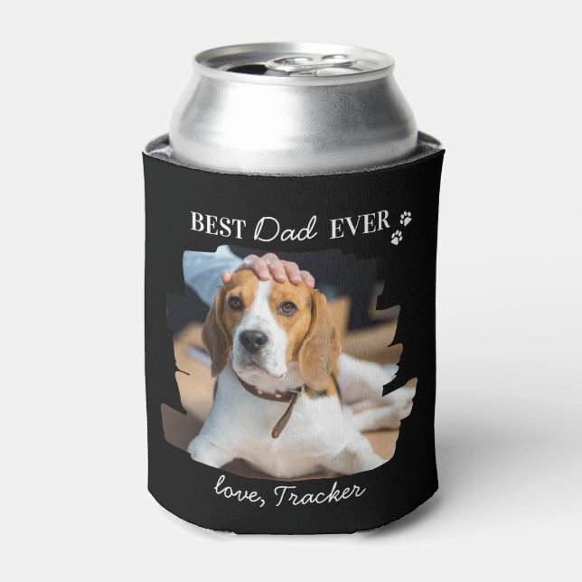 Rafraîchisseur Pour Canette Meilleur Chien Papa Jamais Personnalisé Tendance A (Can devant)