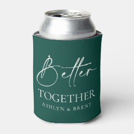 Rafraîchisseur Pour Canette Meilleur Ensemble Emerald Green Mariage Can Cooler