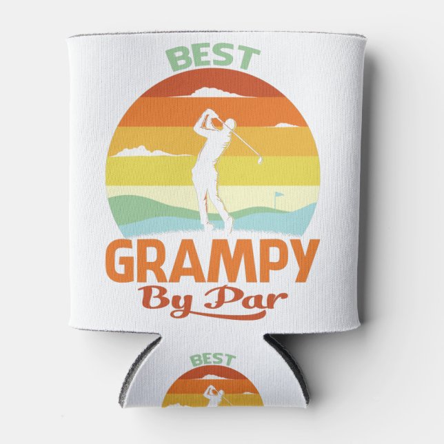 Rafraîchisseur Pour Canette Meilleur Grampy By Par Fête des pères Golf Chemise (Devant)