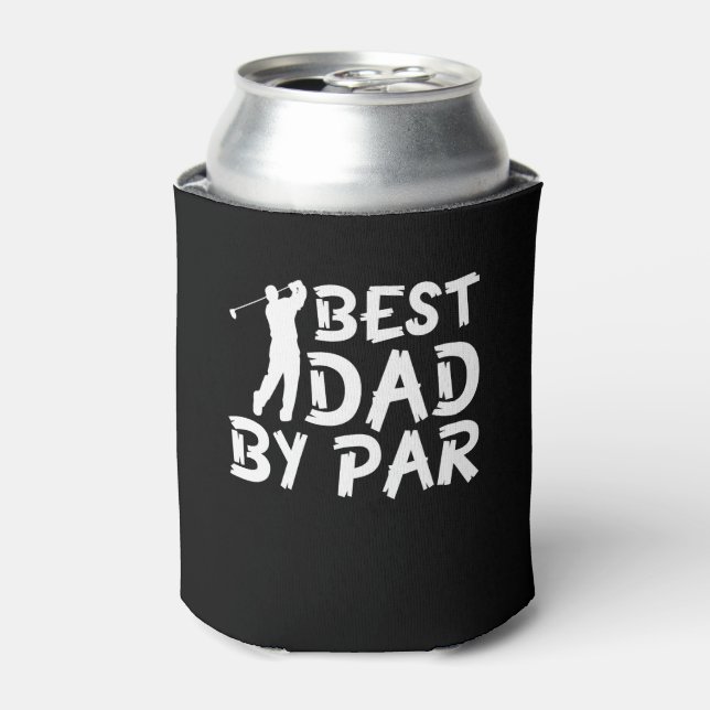 Rafraîchisseur Pour Canette Meilleur Papa Par Par Vêtements Conception Golf (Can devant)