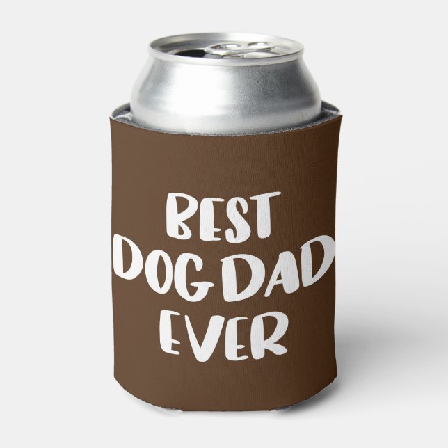 Rafraîchisseur Pour Canette Meilleur père de chien jamais (Can devant)