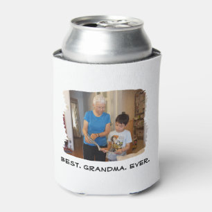 Rafraîchisseur Pour Canette Meilleure Grand-mère Ever Nana Grand-parent Photo 