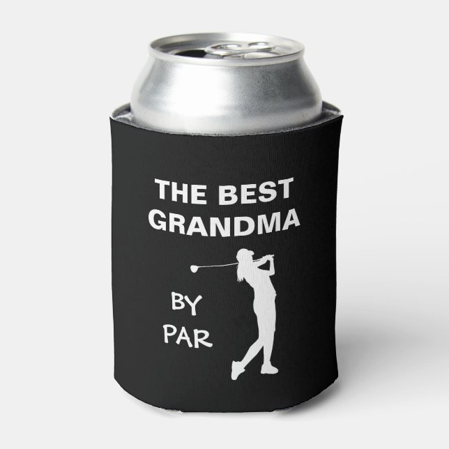 Rafraîchisseur Pour Canette Meilleure Grand-Mère Par Parc Golf Nana Gram Golfe (Can devant)