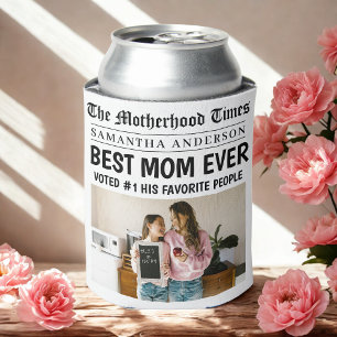 Rafraîchisseur Pour Canette Meilleure Maman Jamais Journal Personnalisé Nom et