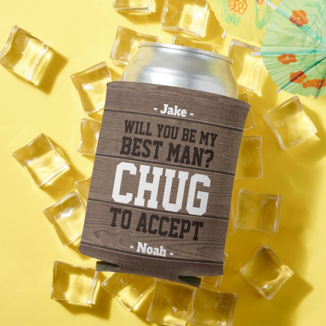 Rafraîchisseur Pour Canette Meilleure proposition d'homme Chug pour accepter R (Été in situ)
