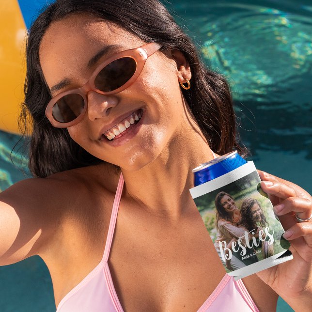 Rafraîchisseur Pour Canette Meilleurs amis photo Customisée (Créateur téléchargé)