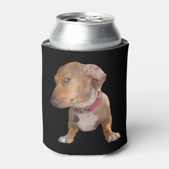 Rafraîchisseur Pour Canette Mème de chien oeil latéral double face noir (Can devant)